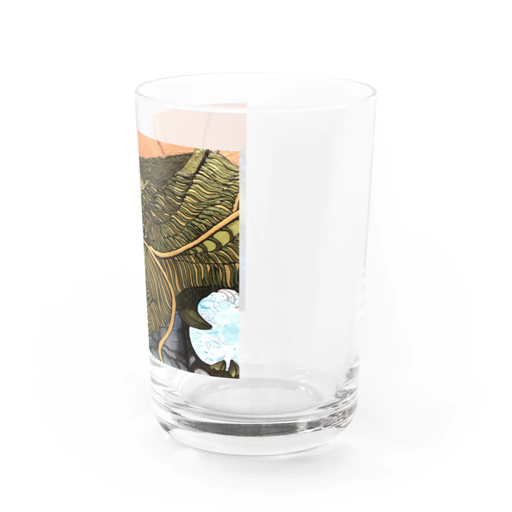 BABIBUBE_Buddhaの喜龍 Water Glass :right