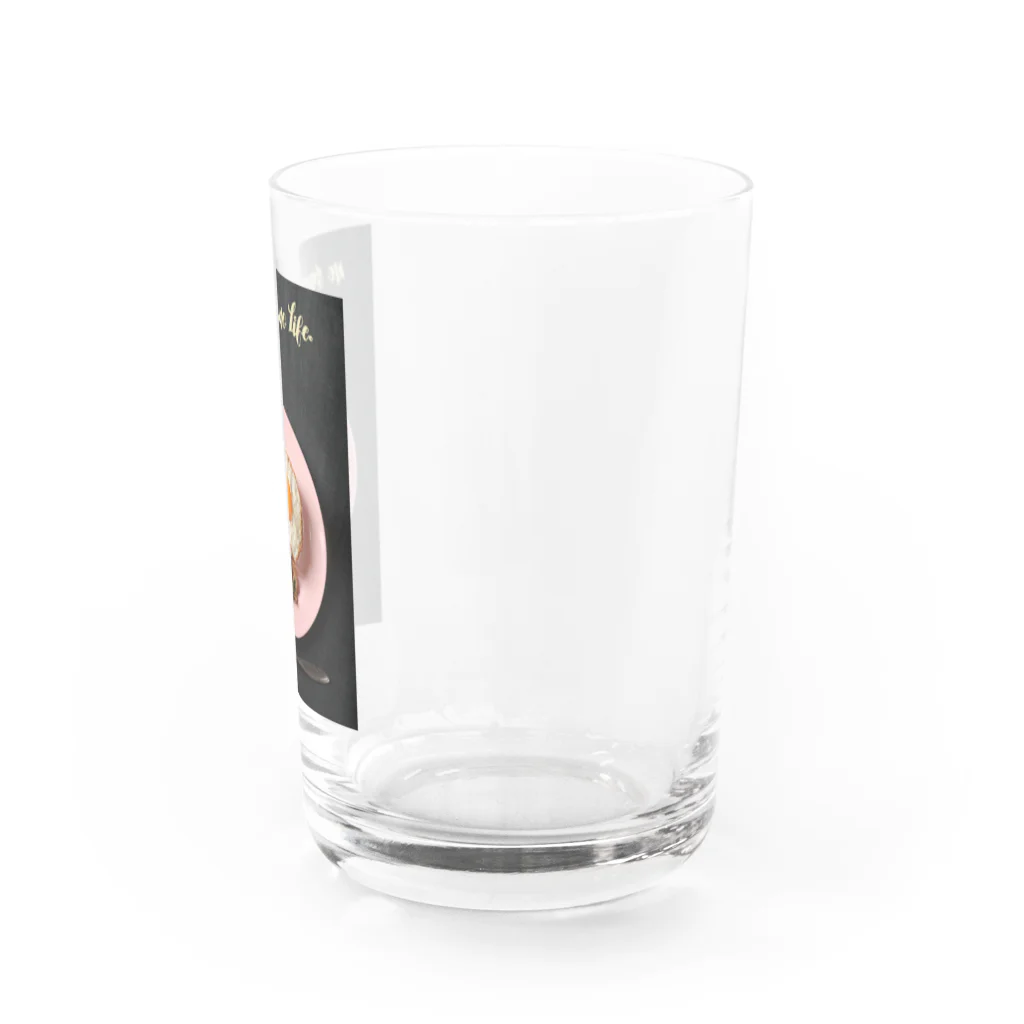 Bangkok_ShowerのNo Gapao,No Life Water Glass :right