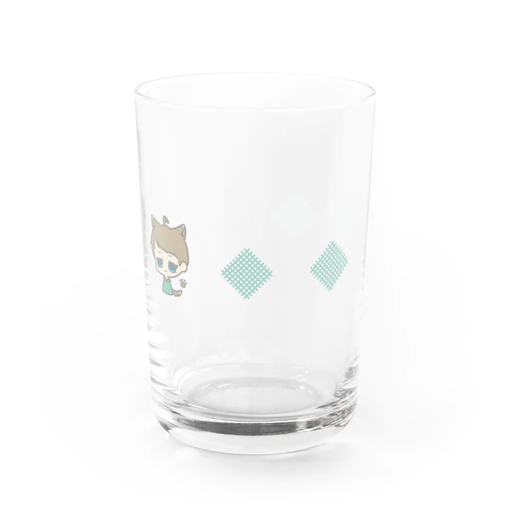 Uni mode　の月と太陽　ぺあぐらす（ぼーい） Water Glass :right