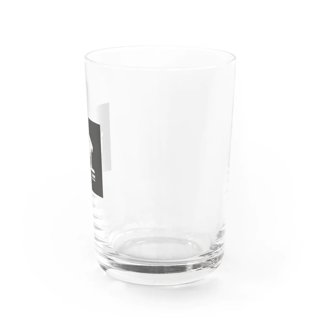 ジルファーム 𓃶のジルファームのしかくいロゴ Water Glass :right