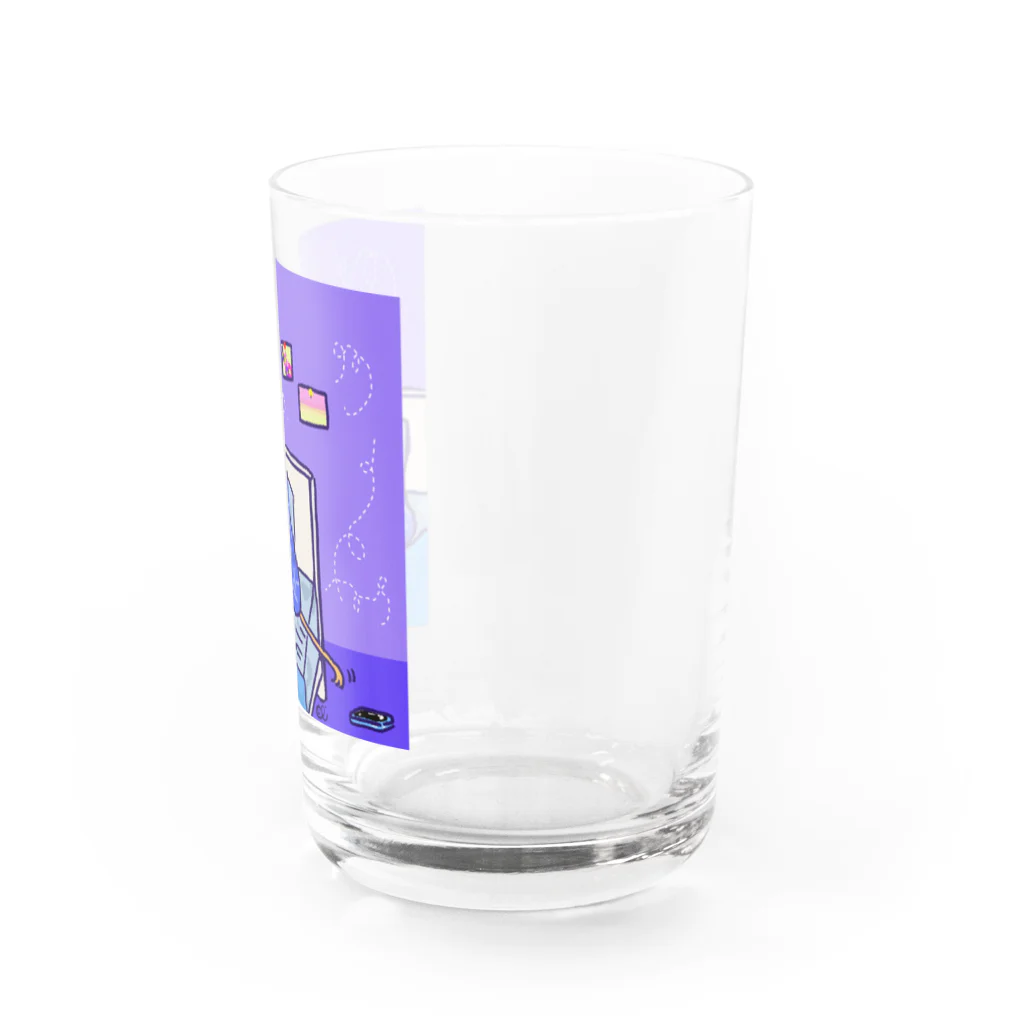 うみ工房・なかにしちさと　のめんどくさい娘 Water Glass :right