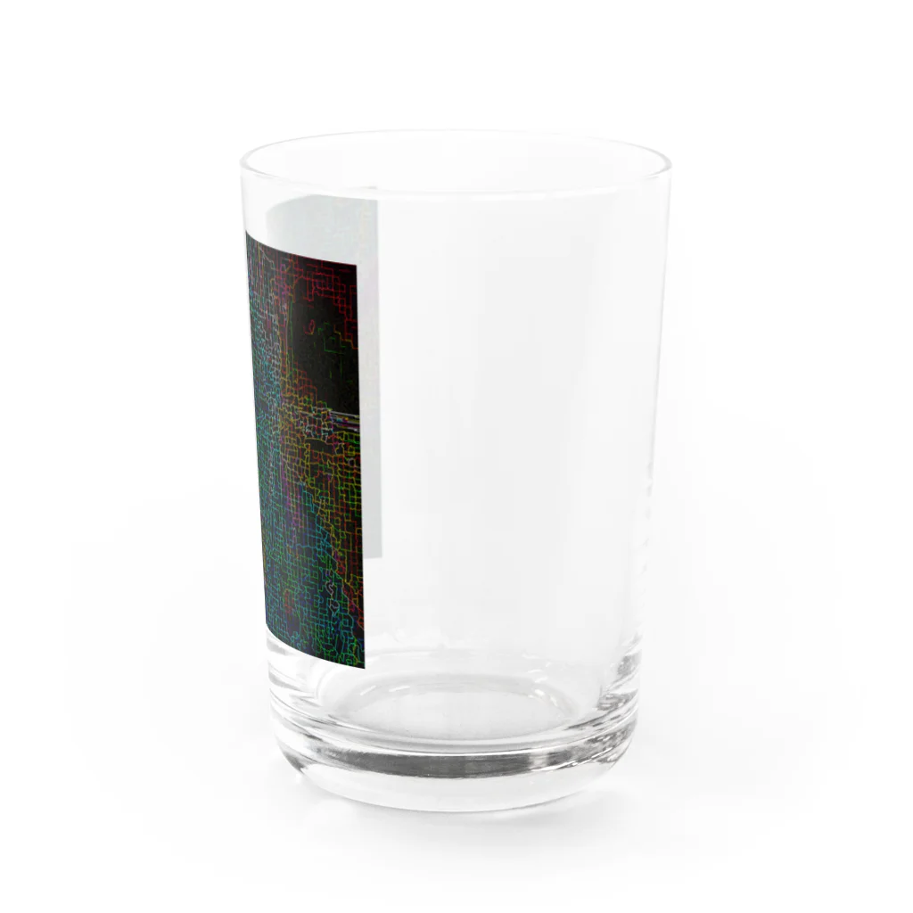 水草のサイバーな都市の地図 Water Glass :right