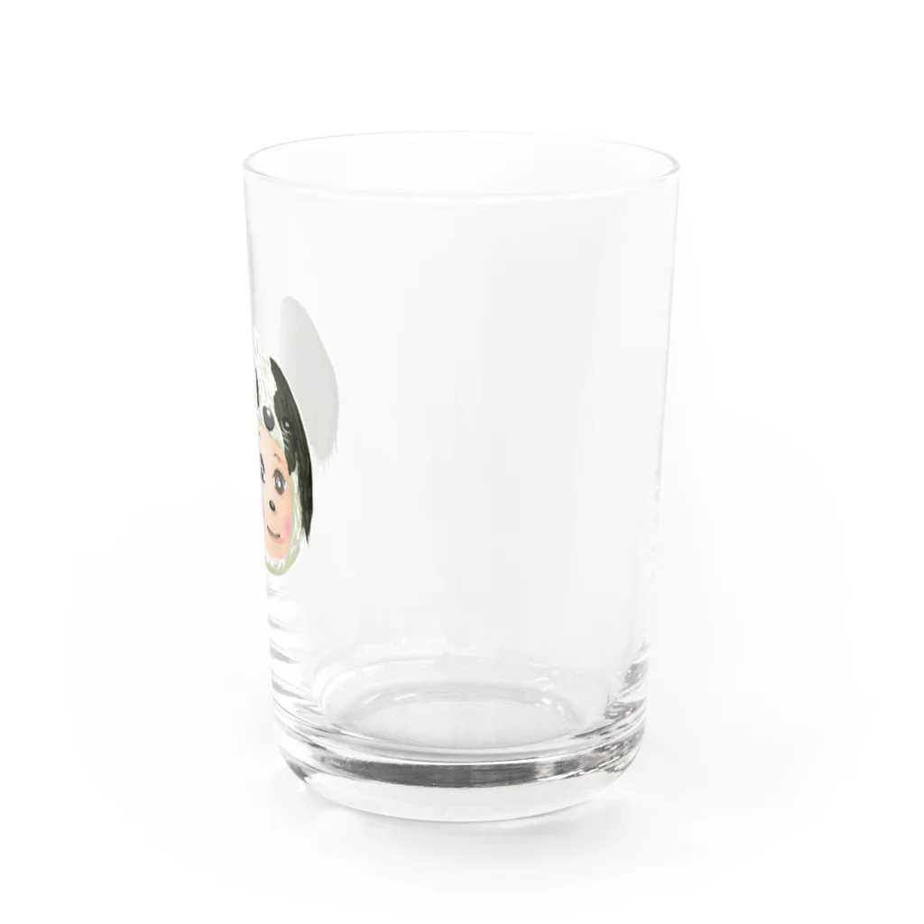 笑顔の種　goodsshop　Annexのポキいぬ Water Glass :right