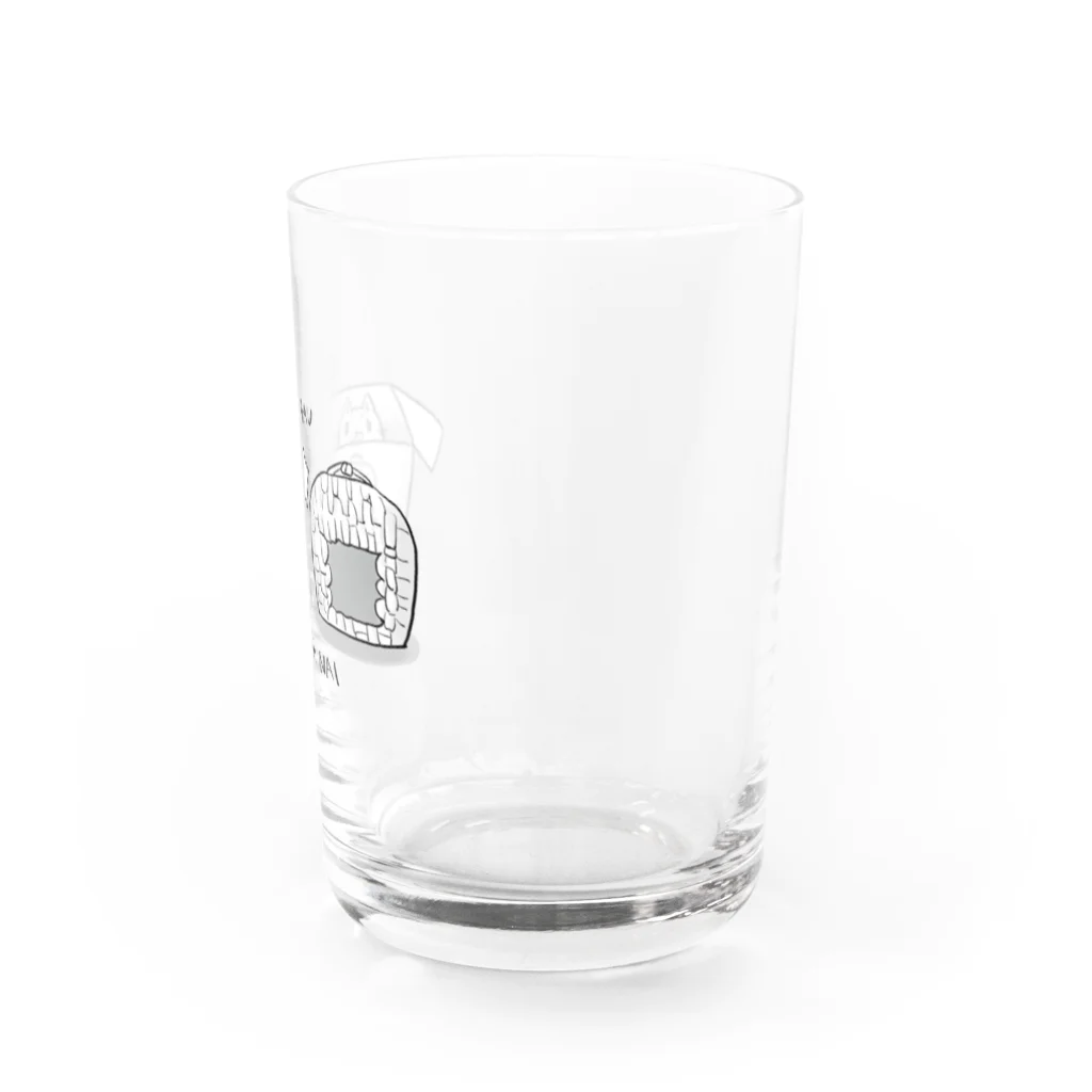 NEKO & Apple syrupの猫様、そうじゃない Water Glass :right