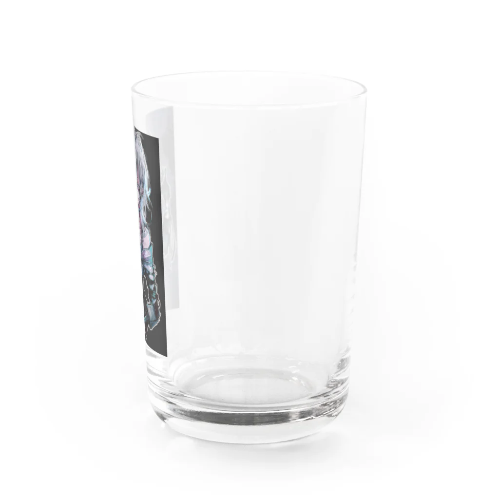 静夜の静夜グッズ 青 Water Glass :right