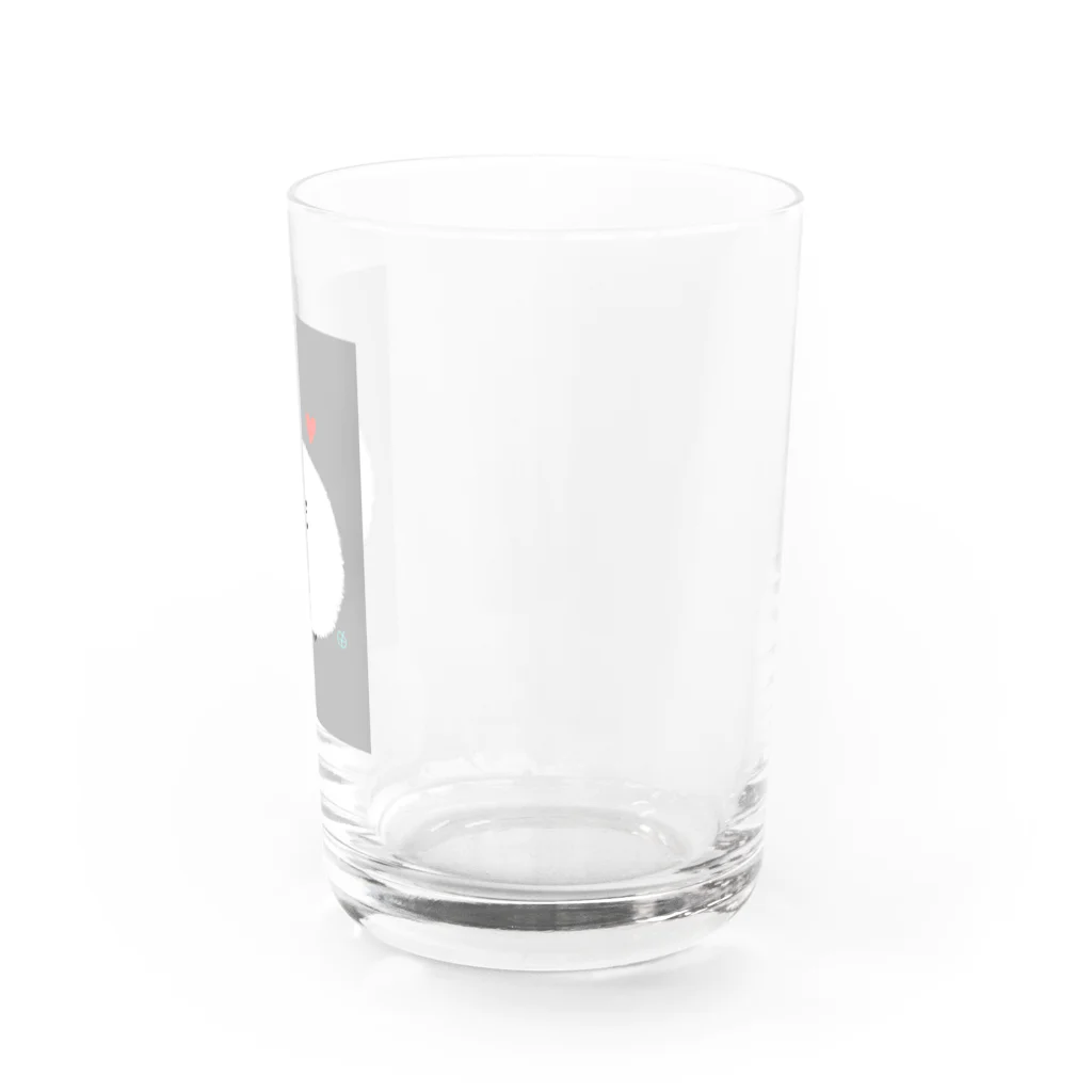 とりの店のシマエナガ(だんご) Water Glass :right