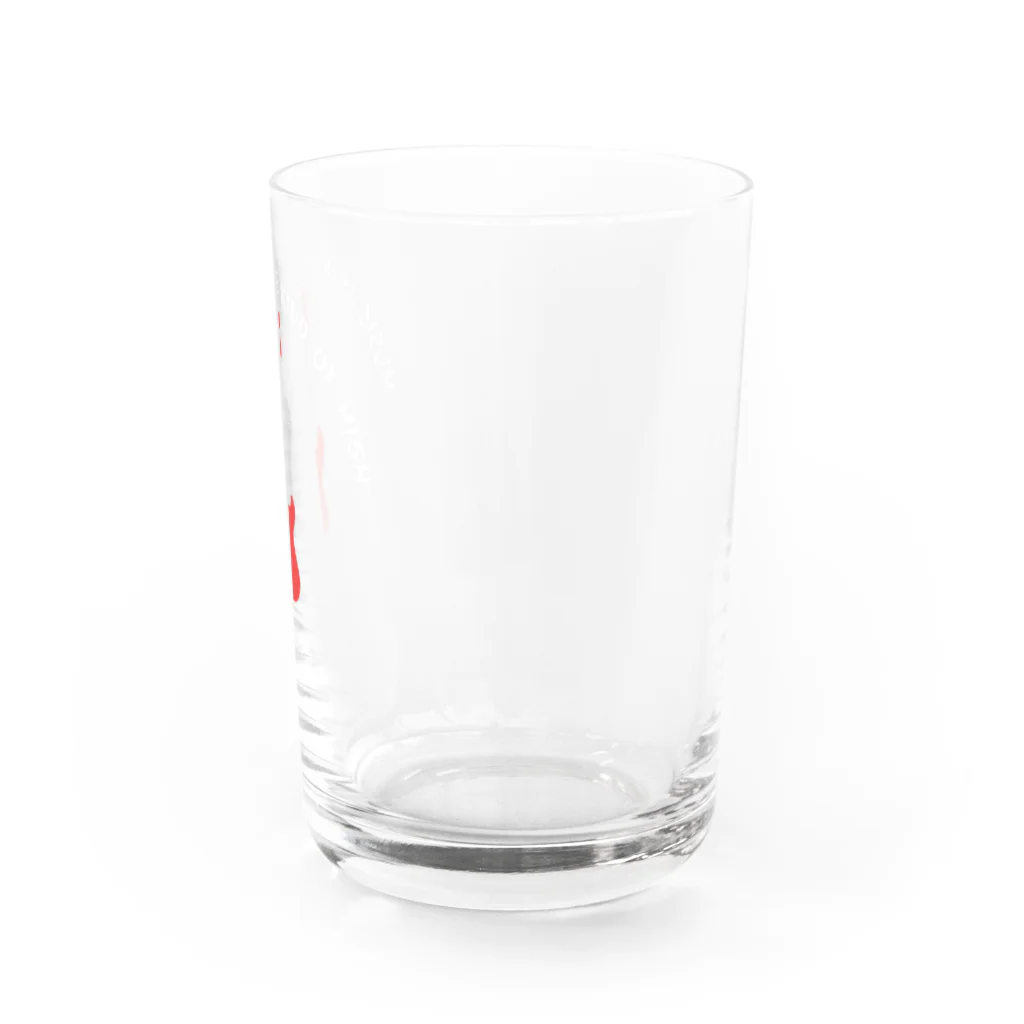 サトオの赤いギター Music is a safe…ギタリスト名言 白 Water Glass :right