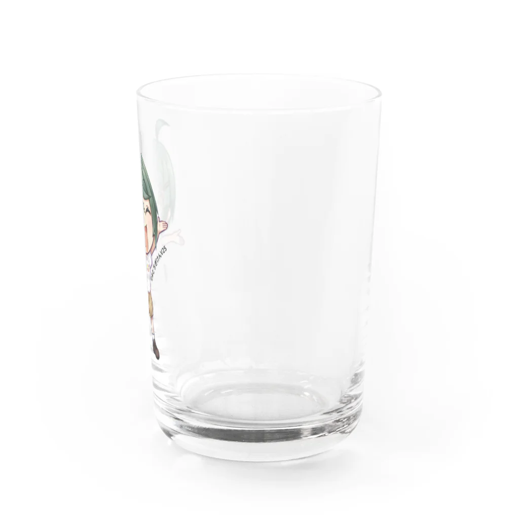 #とちぎけんV25 Official Shopの青竹真中【サブカルは栃木を救うんだよ】 Water Glass :right