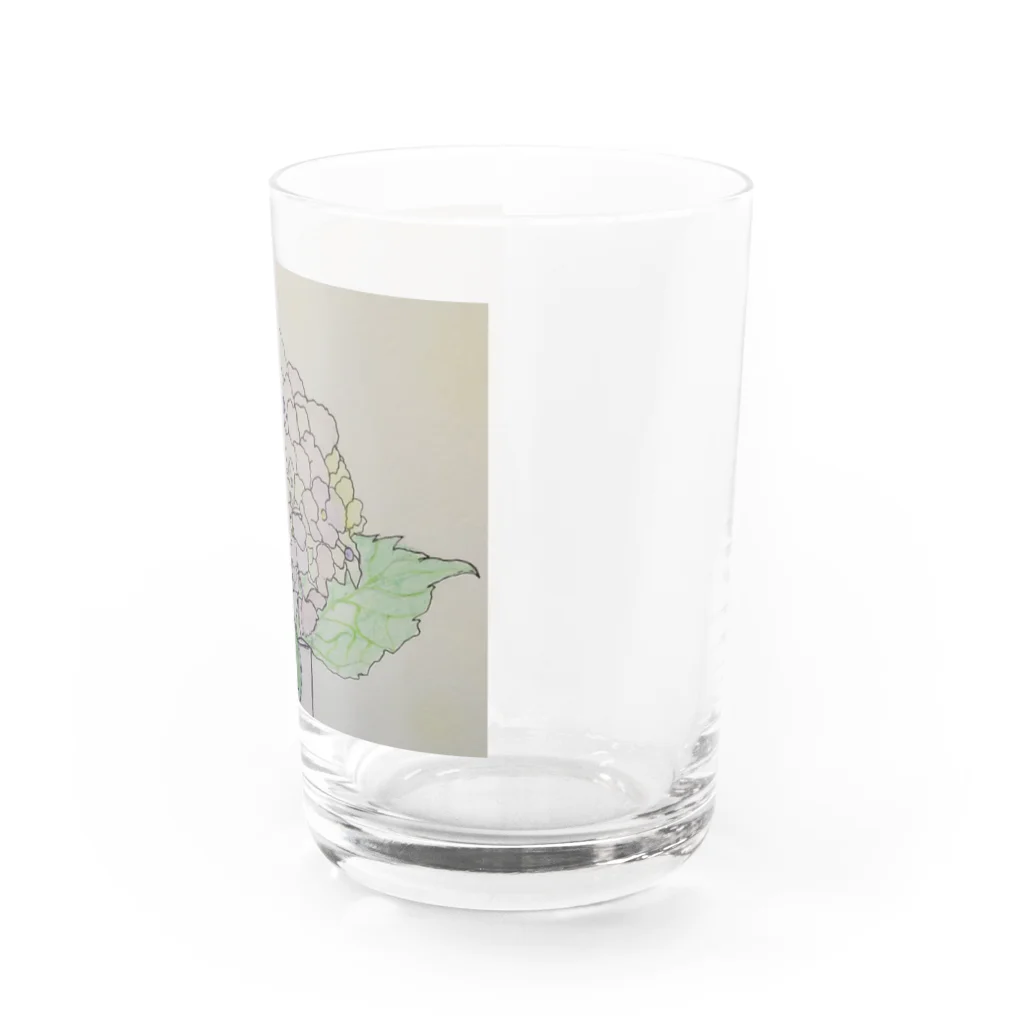 saintのあじさいのグラス Water Glass :right