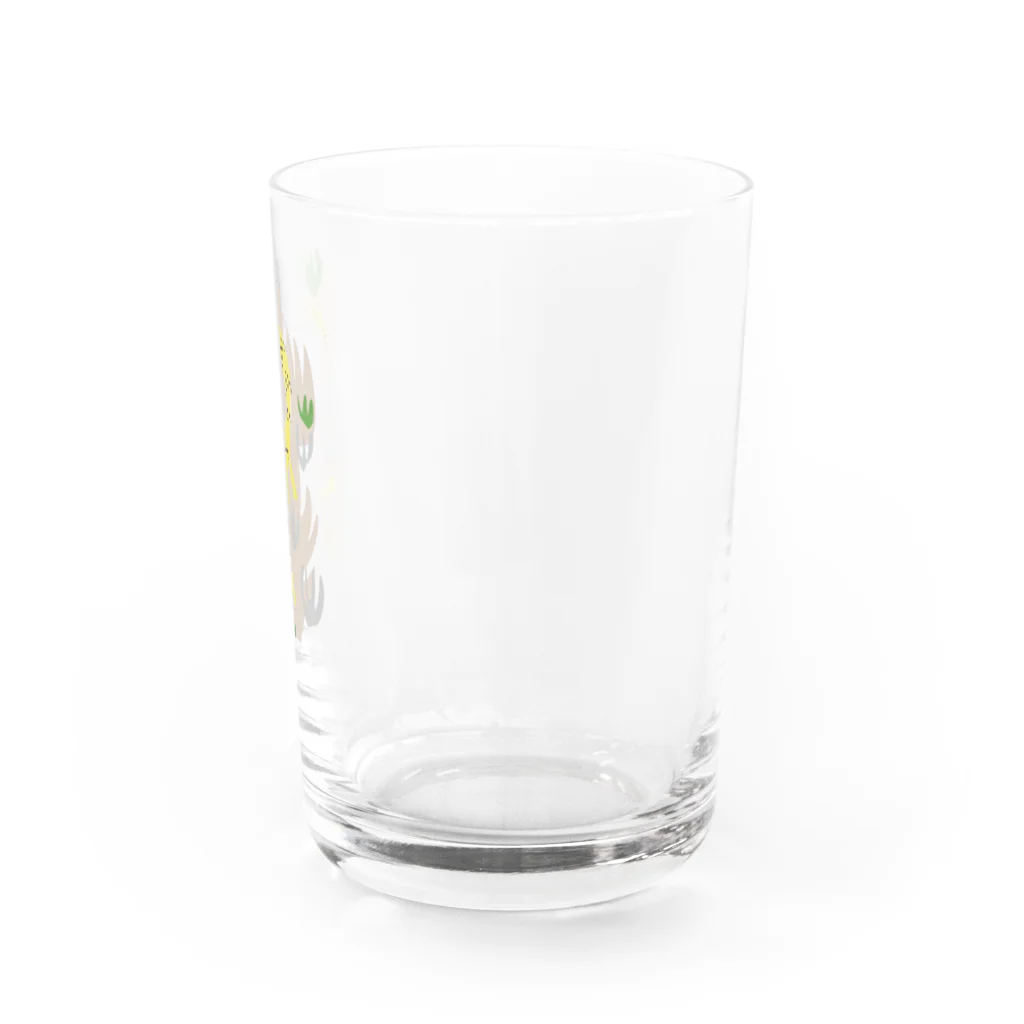 magasin de chaosのヒョウモントカゲモドキくんと草 Water Glass :right