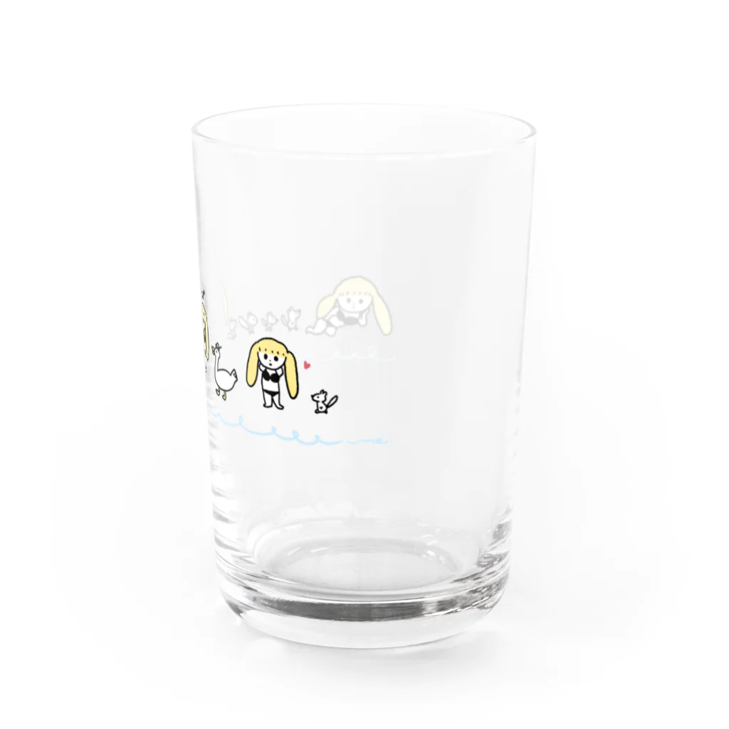 おさかなケーキの悩殺セクシーギャル。 Water Glass :right