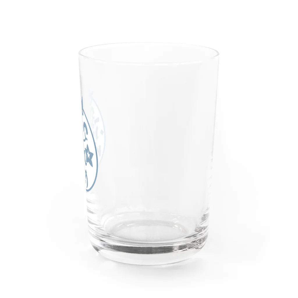 KAYO,s SHOPのぷゆまる（ブルー） Water Glass :right