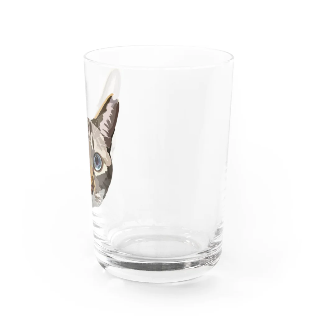 井上アフターバーナーのカイくん Water Glass :right