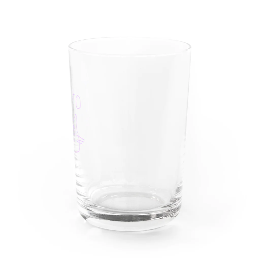 ゆるデザイン shopのゆるにゃんこ Water Glass :right