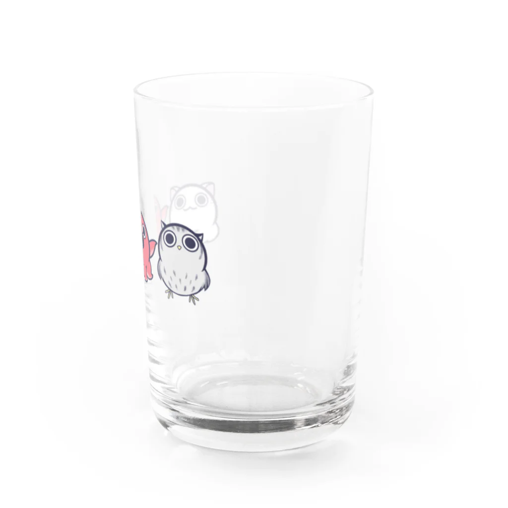 AKRFRIENDS グッズショップのもっちり３トリオ Water Glass :right