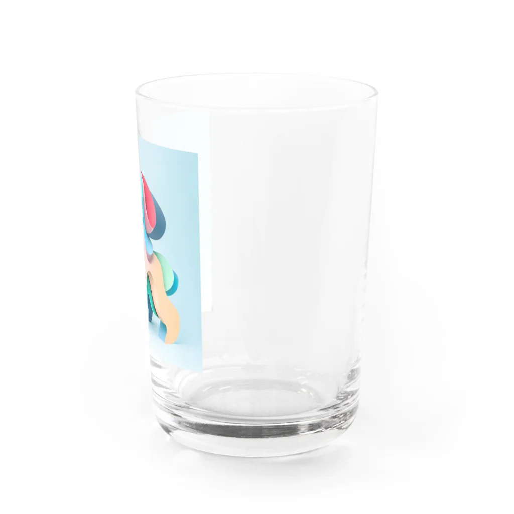 sweetsmailstudioの創造模型　わんちゃん Water Glass :right