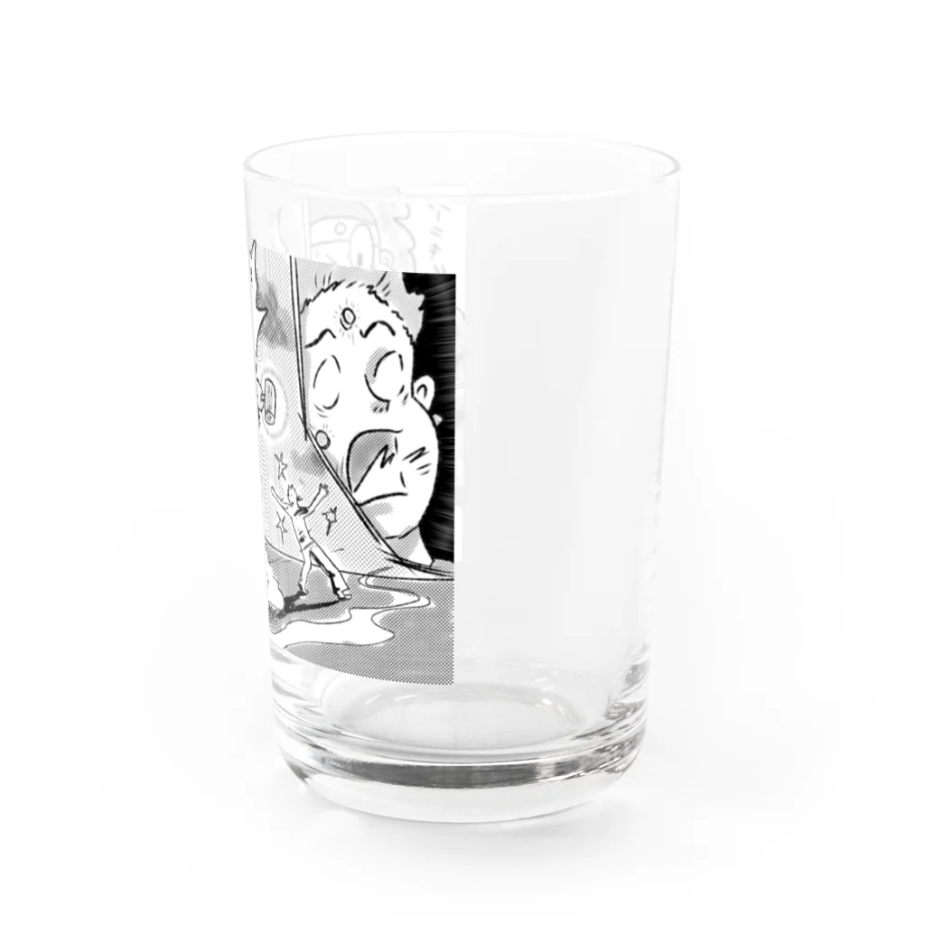 イエネコの秘技　椎茸の駒打ち Water Glass :right