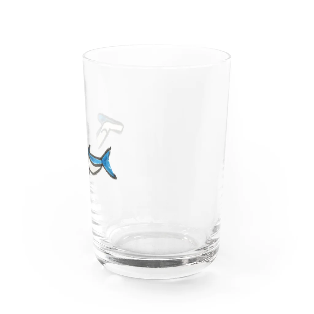 蝶子さんちの王子様のシュモクザメ Water Glass :right