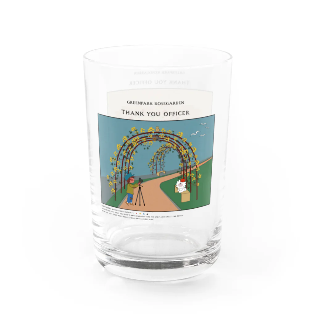 NOBLEROSEGRAFFITIのバラ友会 記念グッズ Water Glass :right