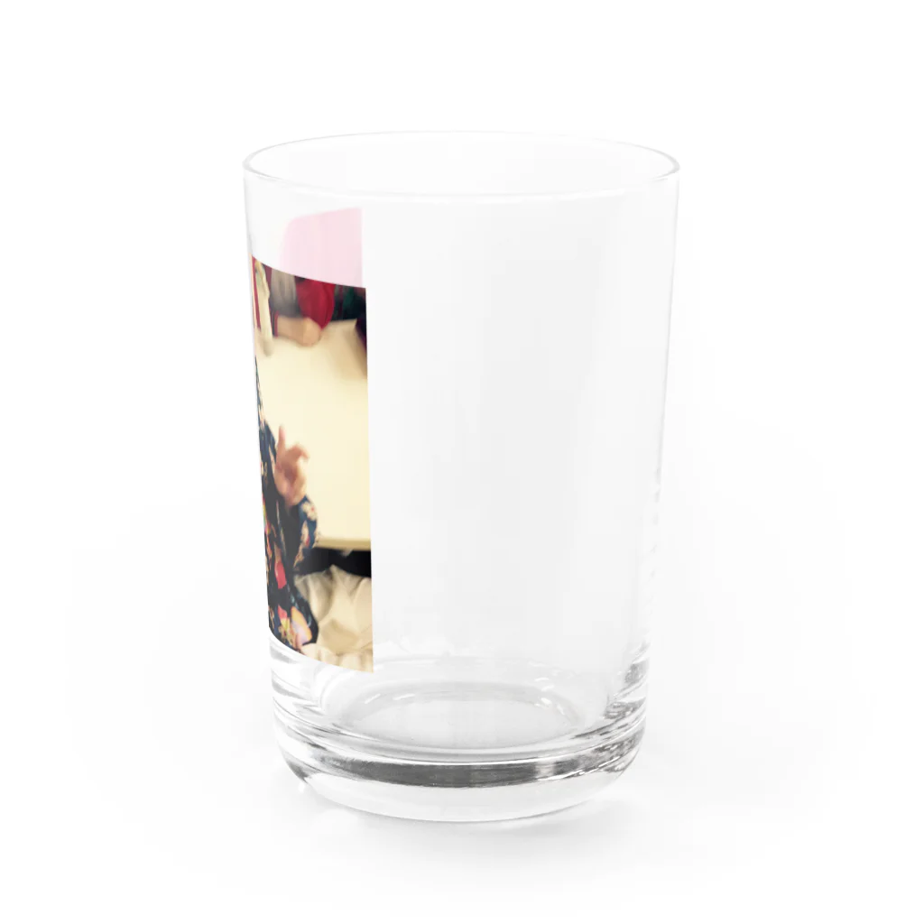 Baby Blue のyeh kinoko - pink - Water Glass :right