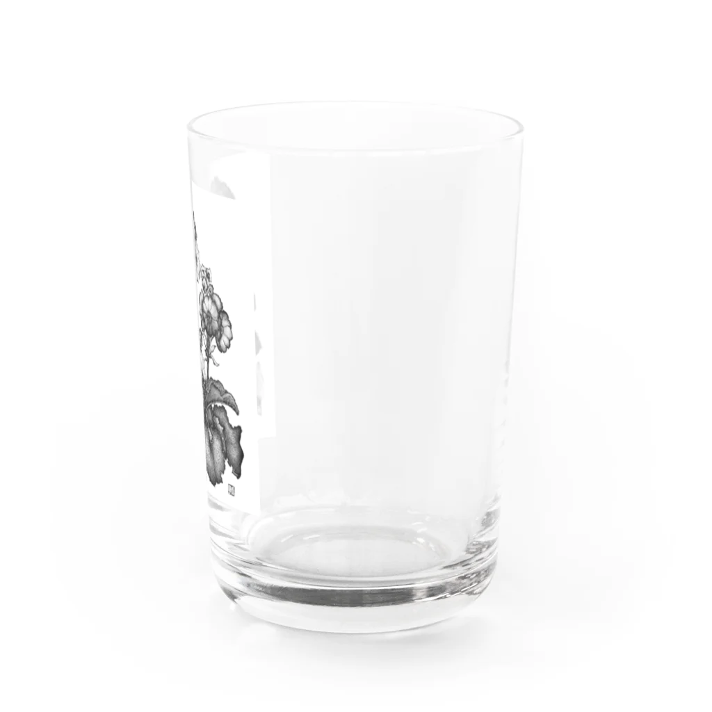 Neko-Usaのゼラニウム Water Glass :right