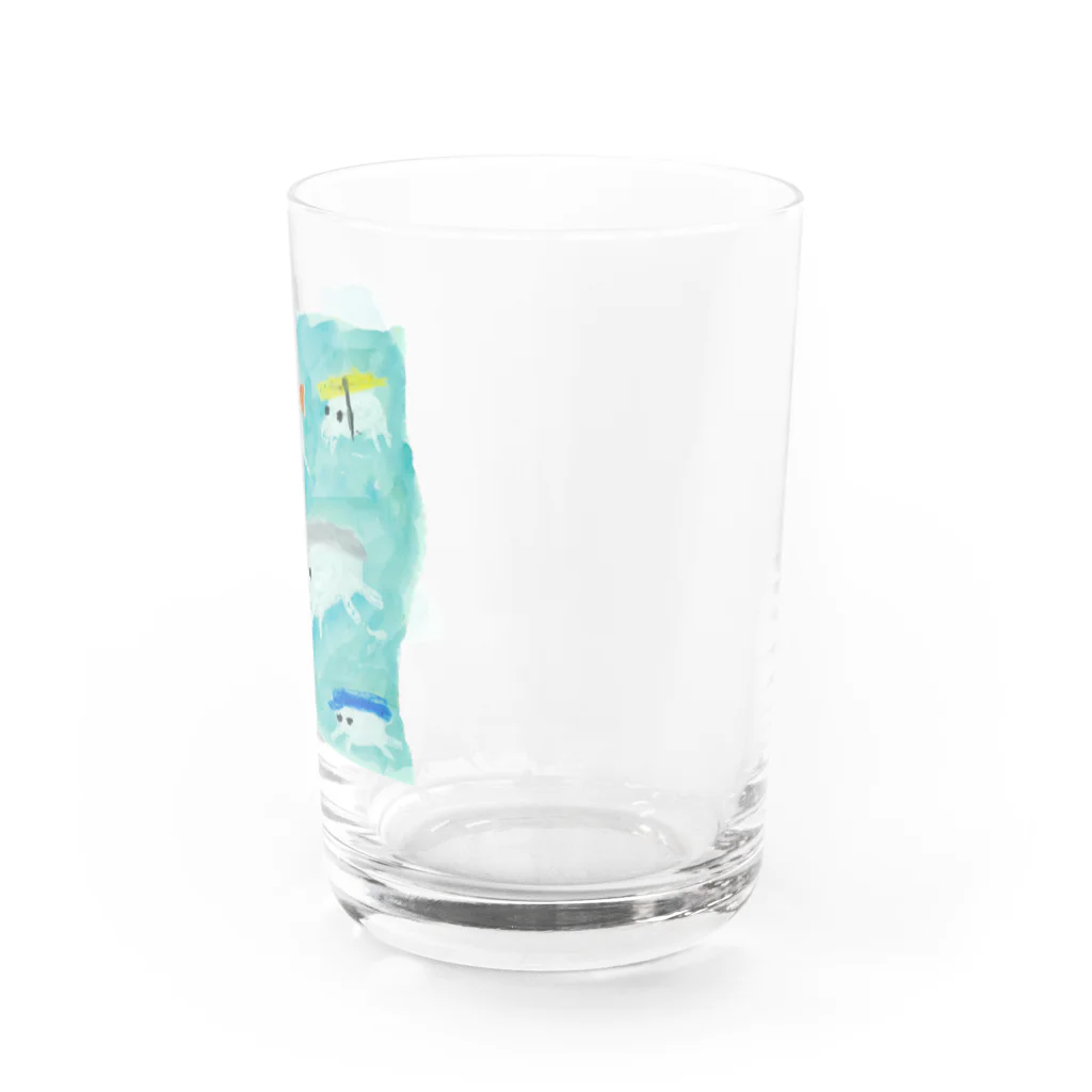 だちゃんの寿司魚 Water Glass :right