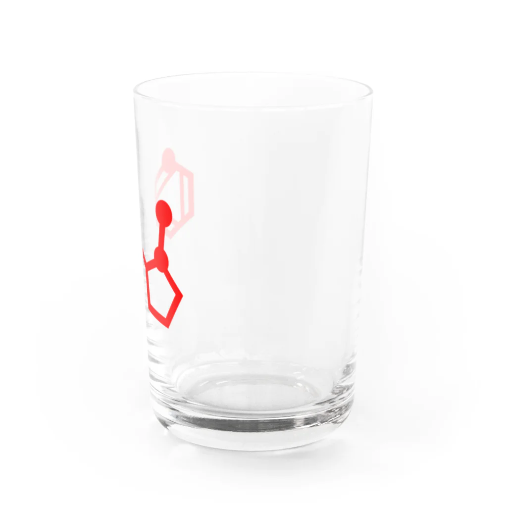 科学雑貨Scientiaのニコチン(マルボロver.) Water Glass :right