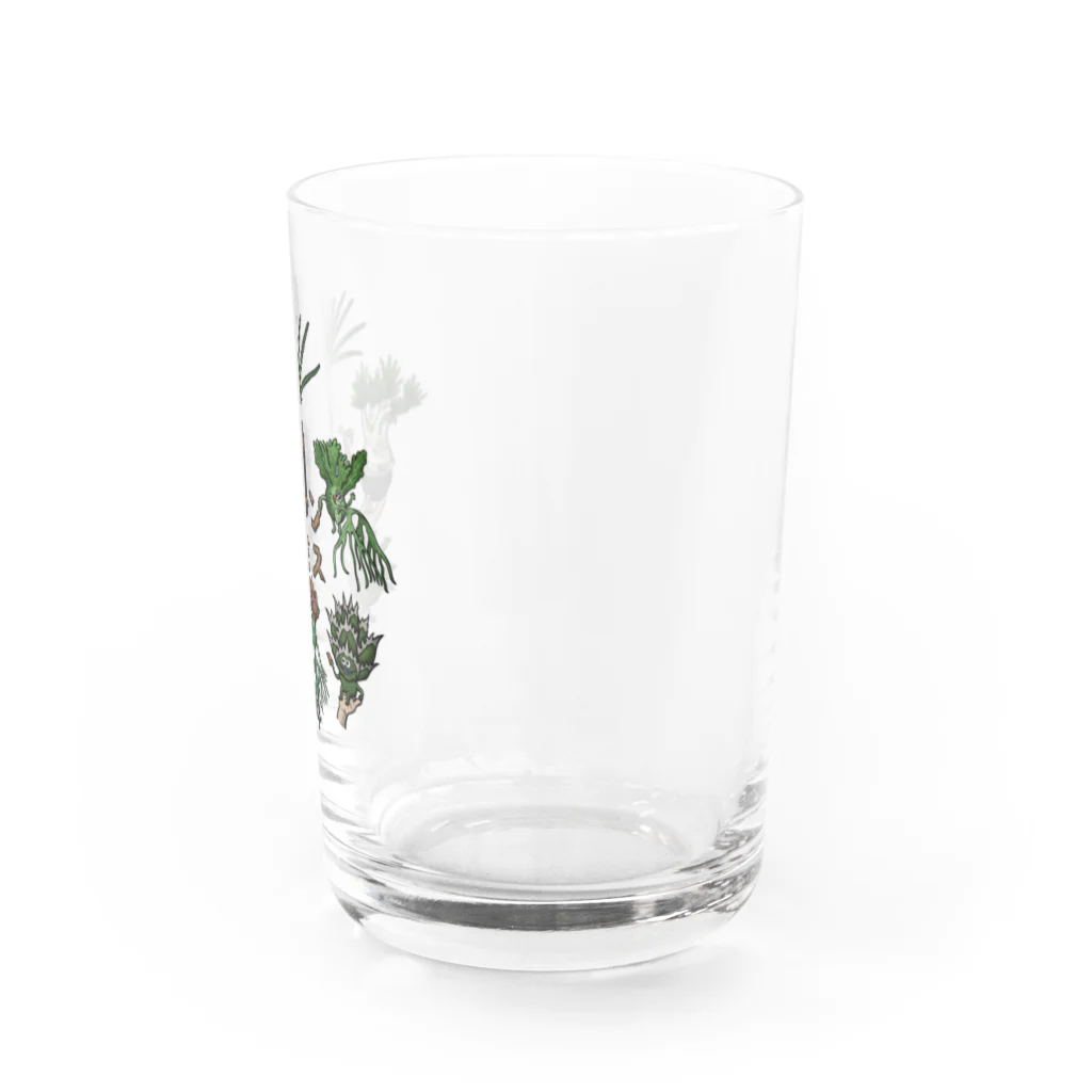 green_smithのグリーンスミスモンスターLOGO Water Glass :right