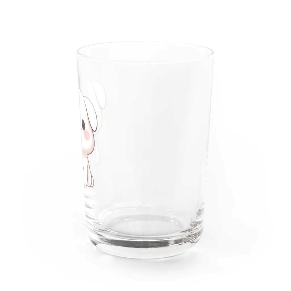 ほっこりデザインスタジオのほっこりわんちゃん Water Glass :right