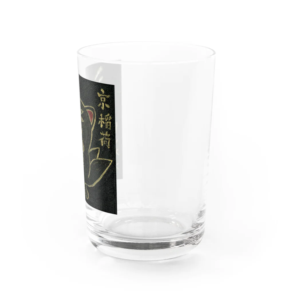 白野桔梗のお狐様ダッシュ•ヤモさんダッシュ Water Glass :right