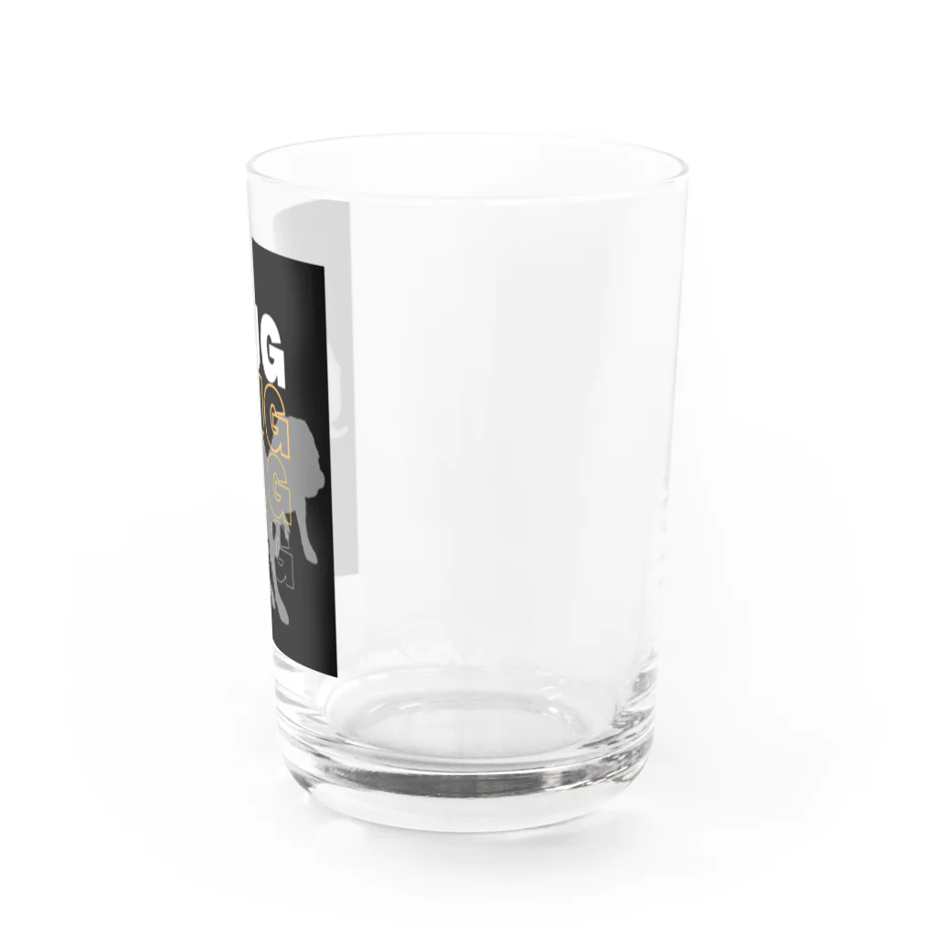 INULAVITAのPug silhouette Water Glass :right