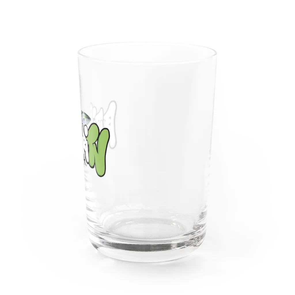 ブリブリTVのブリブリTV オリジナルロゴ入り Water Glass :right