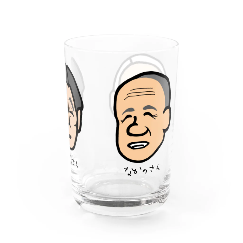 LalaHangeulのおじい３ズ Water Glass :right