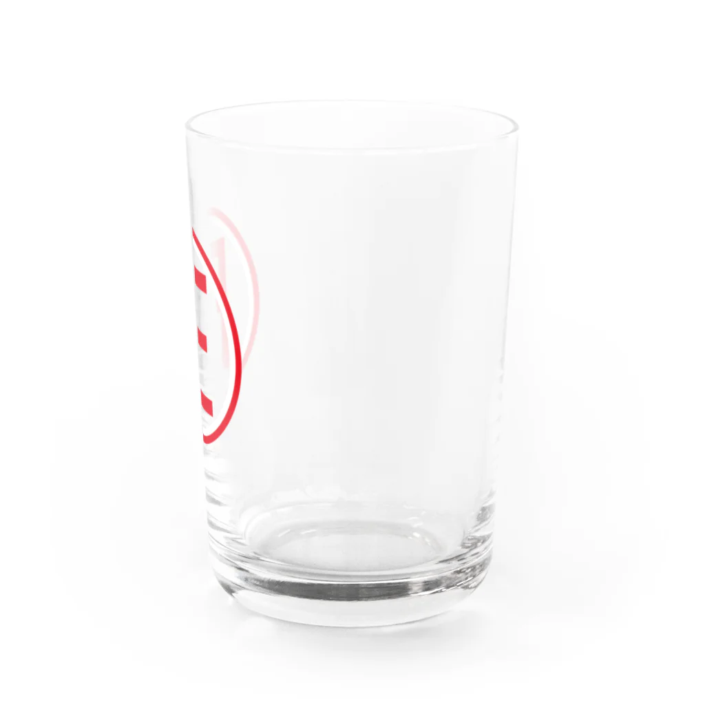 kimchinのF1の消火装置Fire Extinguisherを示すEマークのデザインです! Water Glass :right