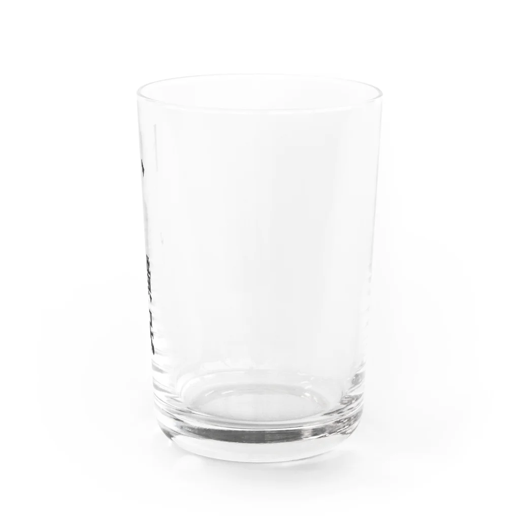 面白いTシャツ屋のトー横民 Water Glass :right