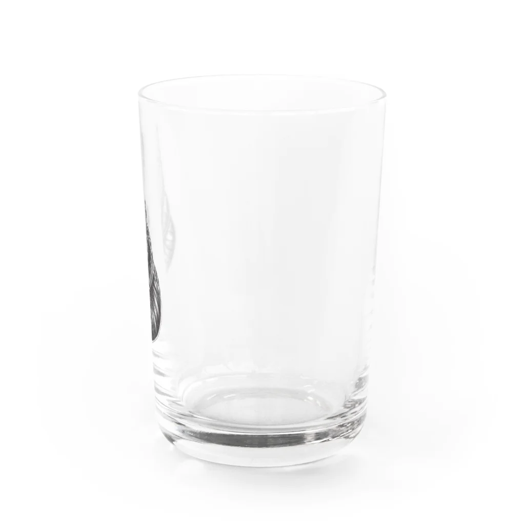 縄文ヨロコビトの巻き貝が好き Water Glass :right