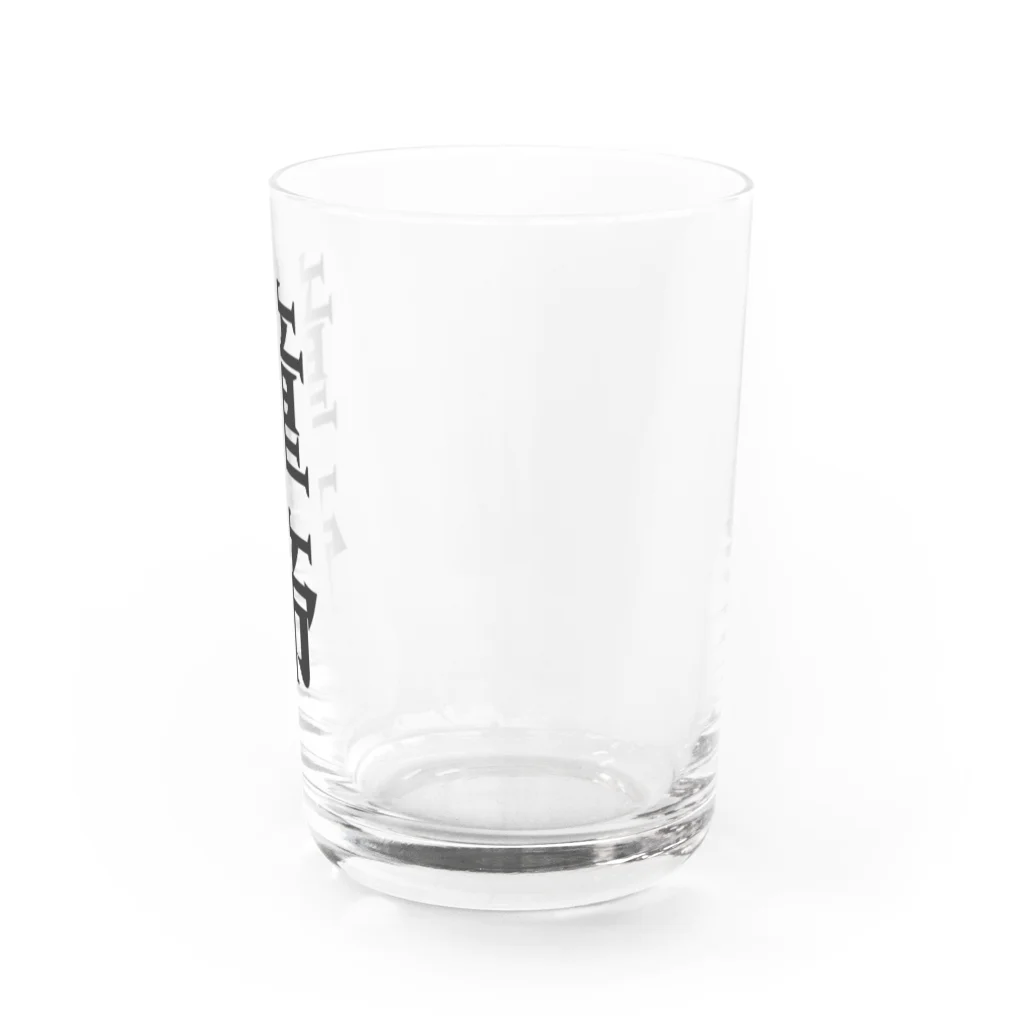 面白いTシャツ屋の童帝 Water Glass :right