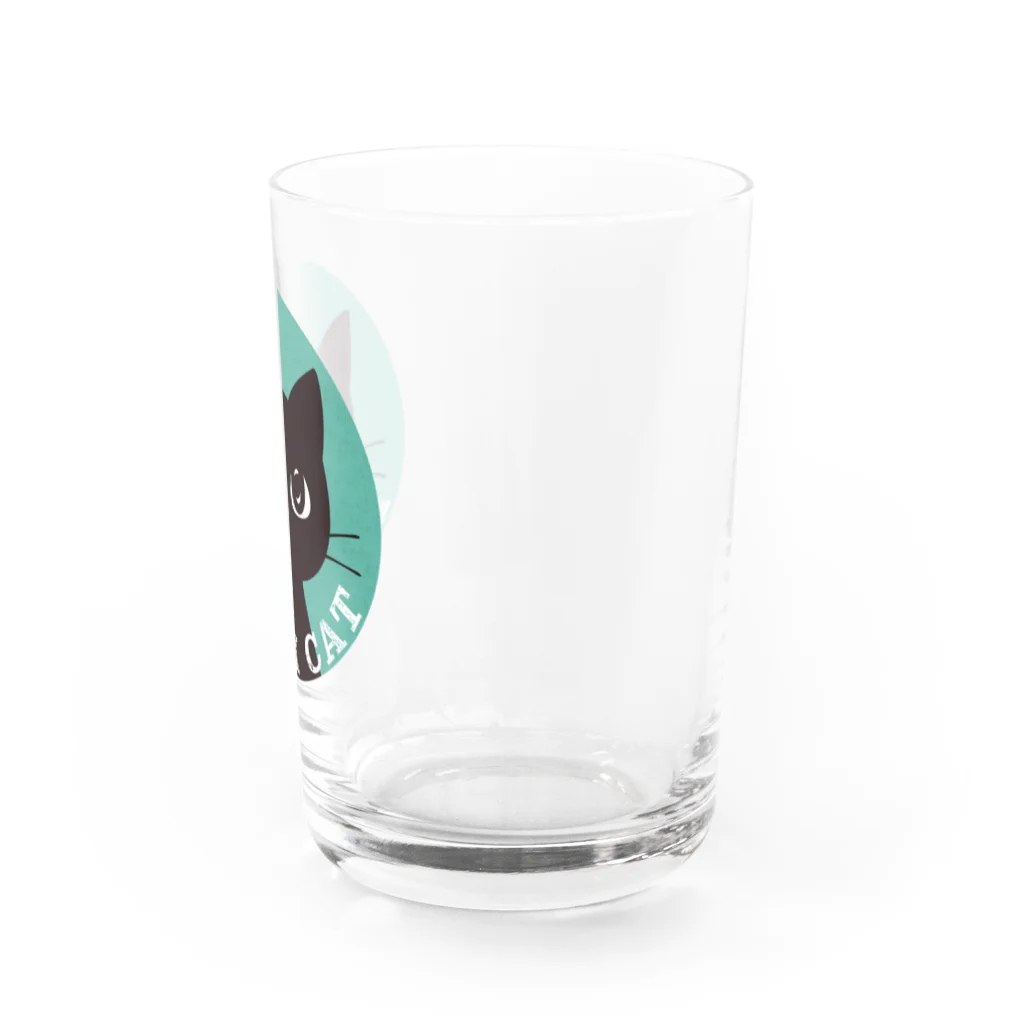 あずき缶のBLACK CAT Water Glass :right