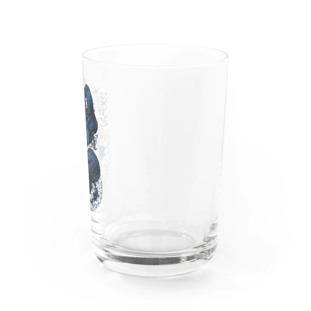 NAMI★HANA屋の日本の妖怪_濡れ女(ぬれおんな)_NUREONNA Water Glass :right