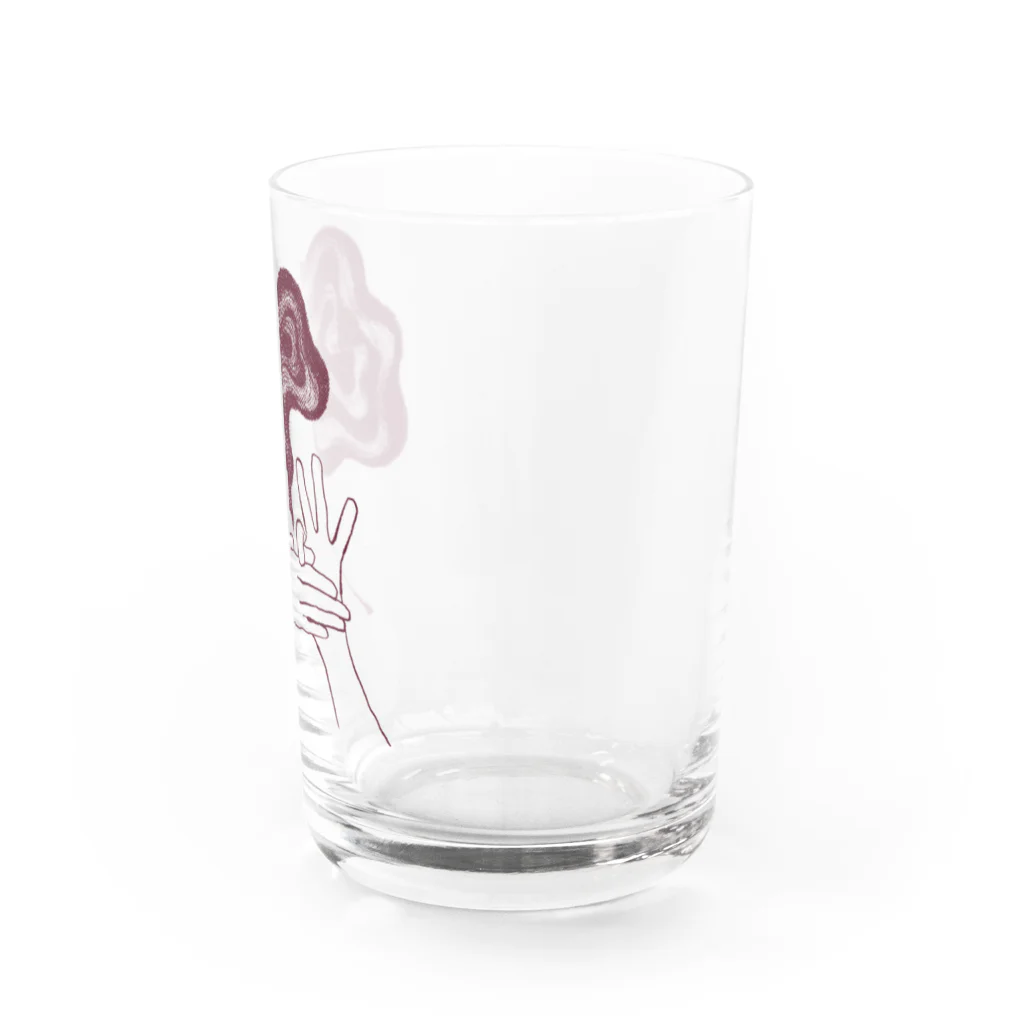 北風のゼリーのモヤるマジック（茶） Water Glass :right