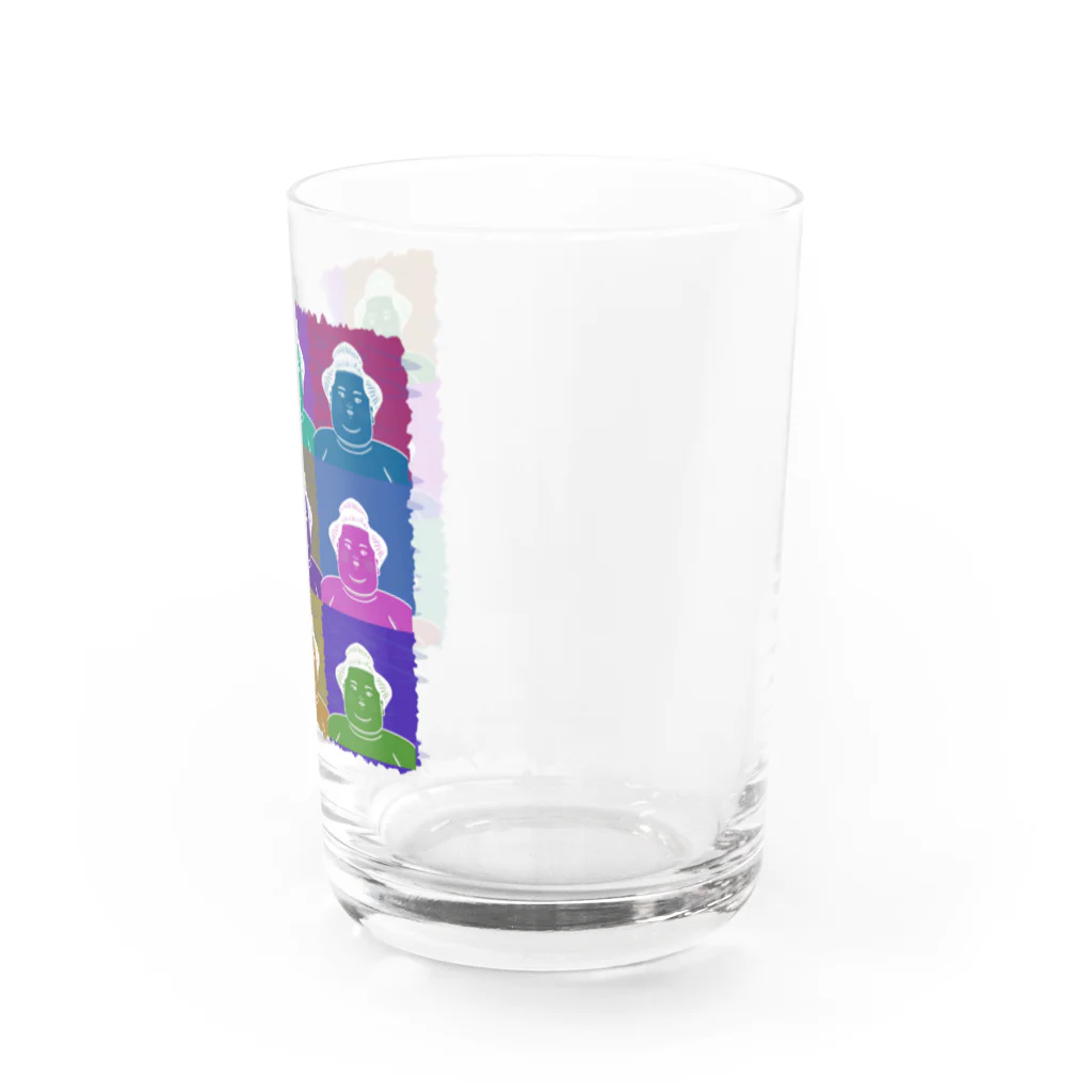Heiwa_AriのSUMO WRESTLER (multicolor) Water Glass :right