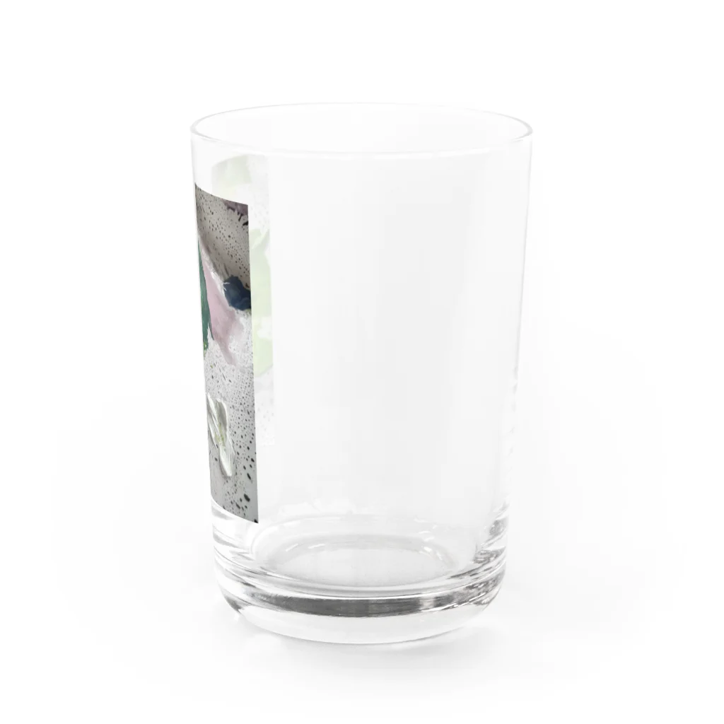 daretomo-kaburanaiiのだれともかぶらないブロッコリー Water Glass :right