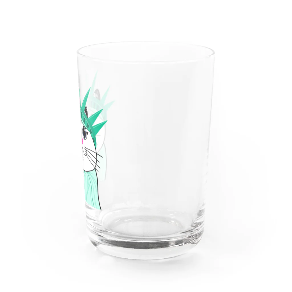 Lovecatfashionの自由のモチ猫ちゃん Water Glass :right