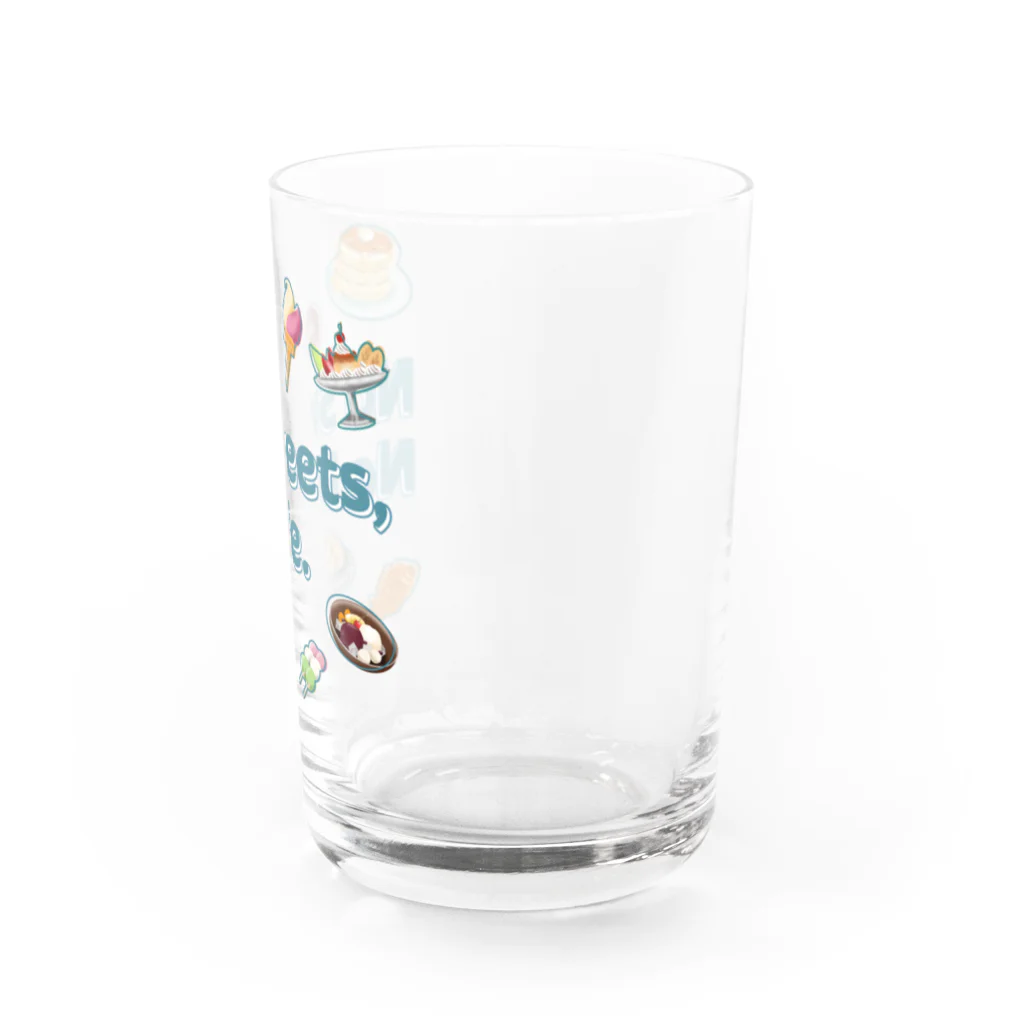 SU-KUのNo Sweets,No Life. Water Glass :right