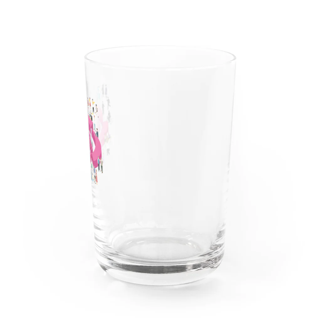 所沢北高校同窓会の創立50周年記念LINK3イベントデザイン Water Glass :right