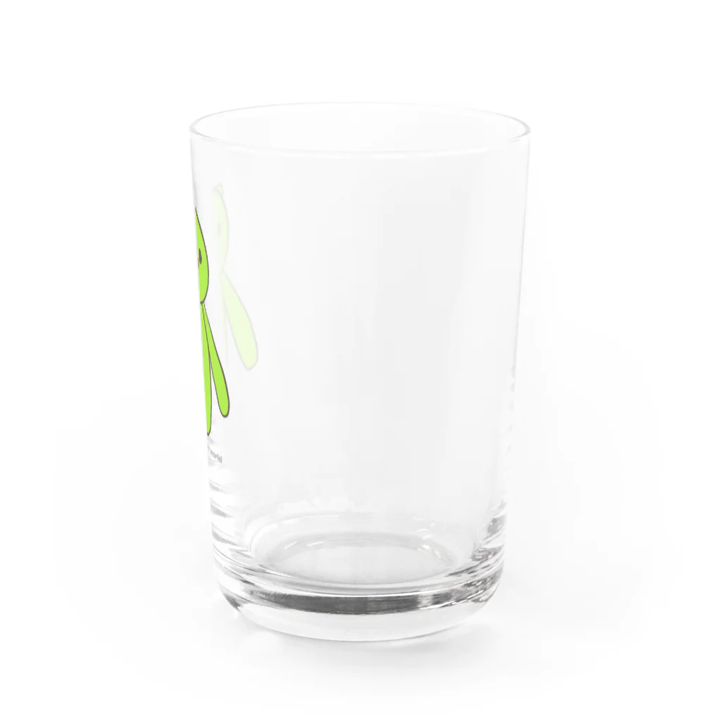 さいたぁマンワールドのピーちゃんかわいいイラスト Water Glass :right