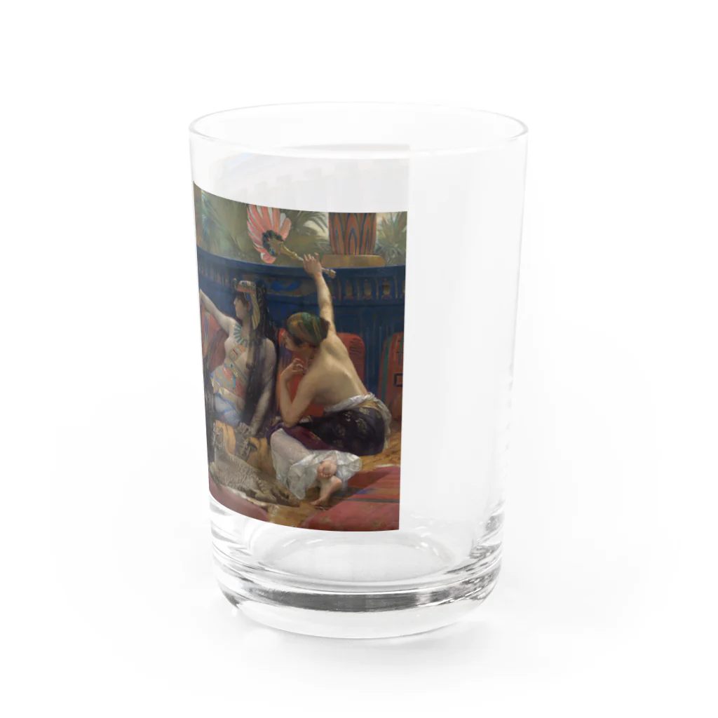 世界美術商店の死刑囚に毒を試すクレオパトラ / Cleopatra Testing Poisons on Condemned Prisoners Water Glass :right