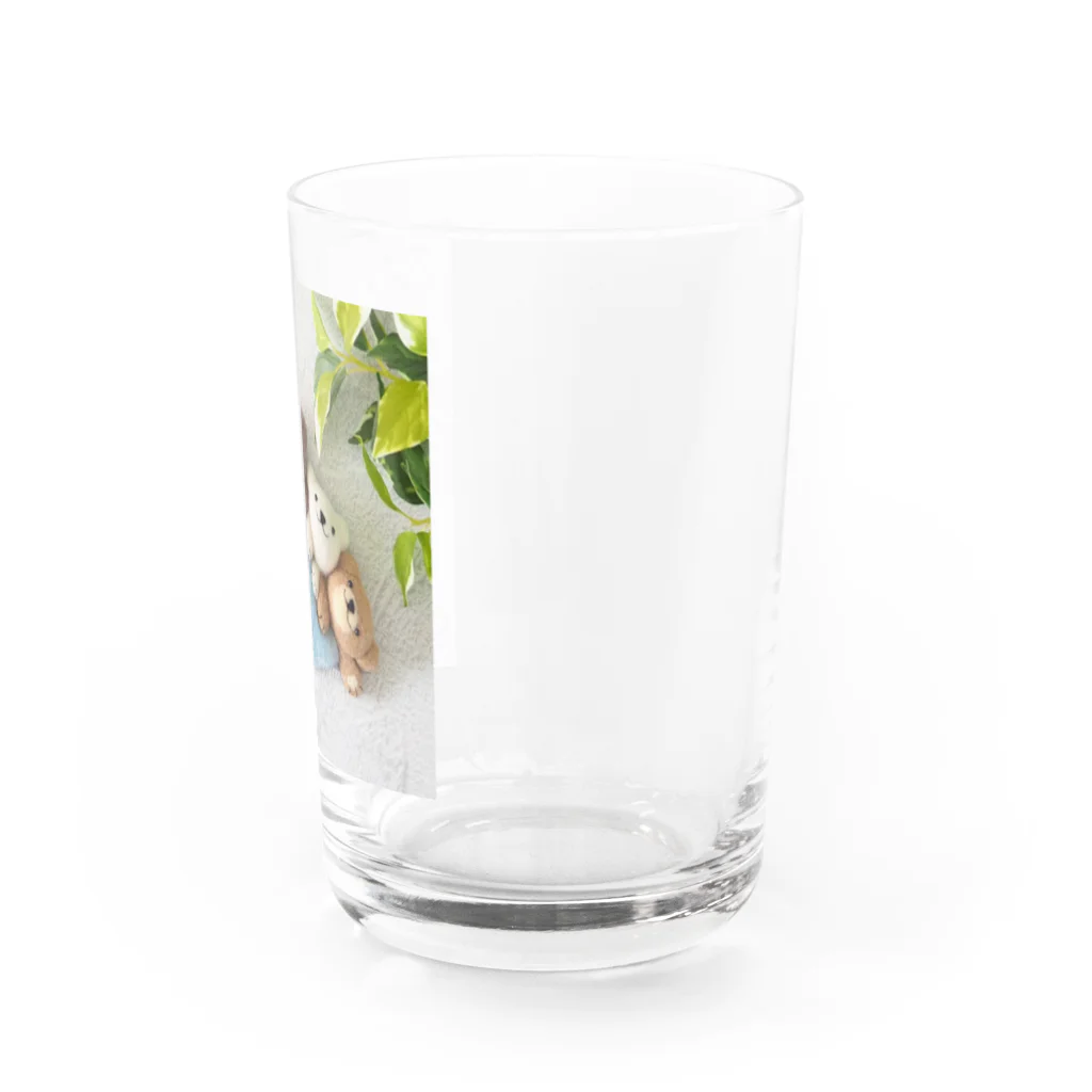 kumamia（くまみあ）のくまの3兄弟（おばけ） Water Glass :right