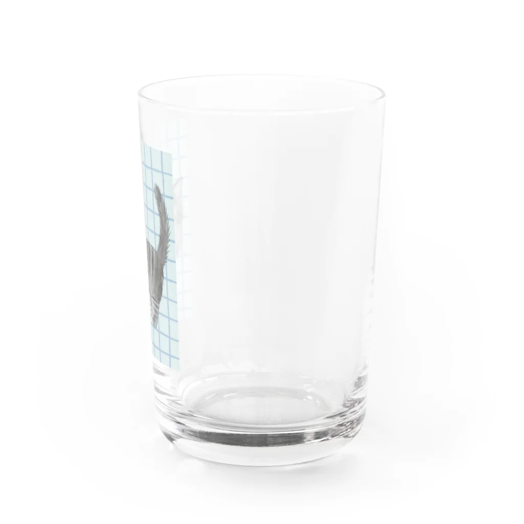 soraのノルウェージャンフォレストキャットのノエル Water Glass :right