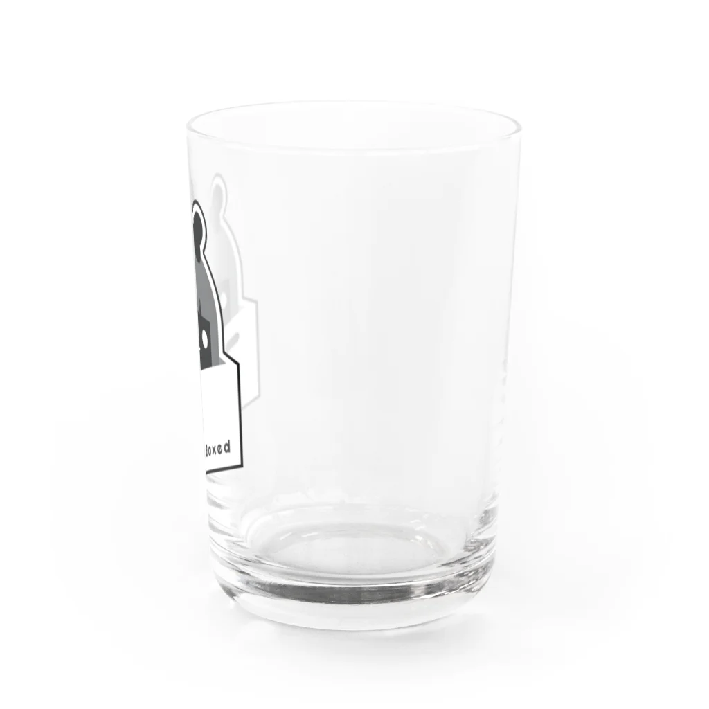 ツギハギ ニクの【Boxed * Girl】黒Ver Water Glass :right